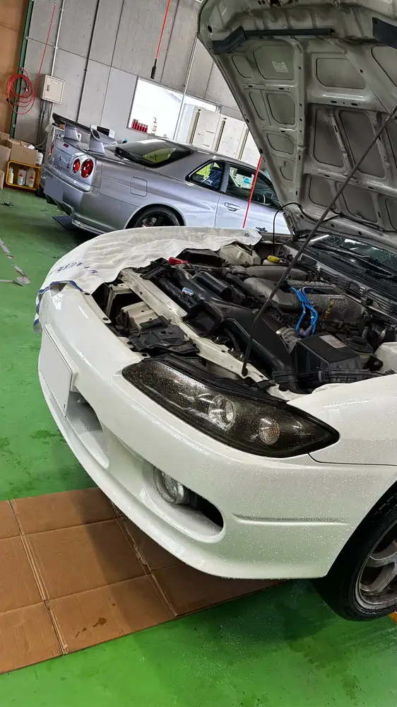 タイヤピット会津の旧車・スポーツカー整備事例 マツダRX-7と日産GT-R(R34) 会津若松
