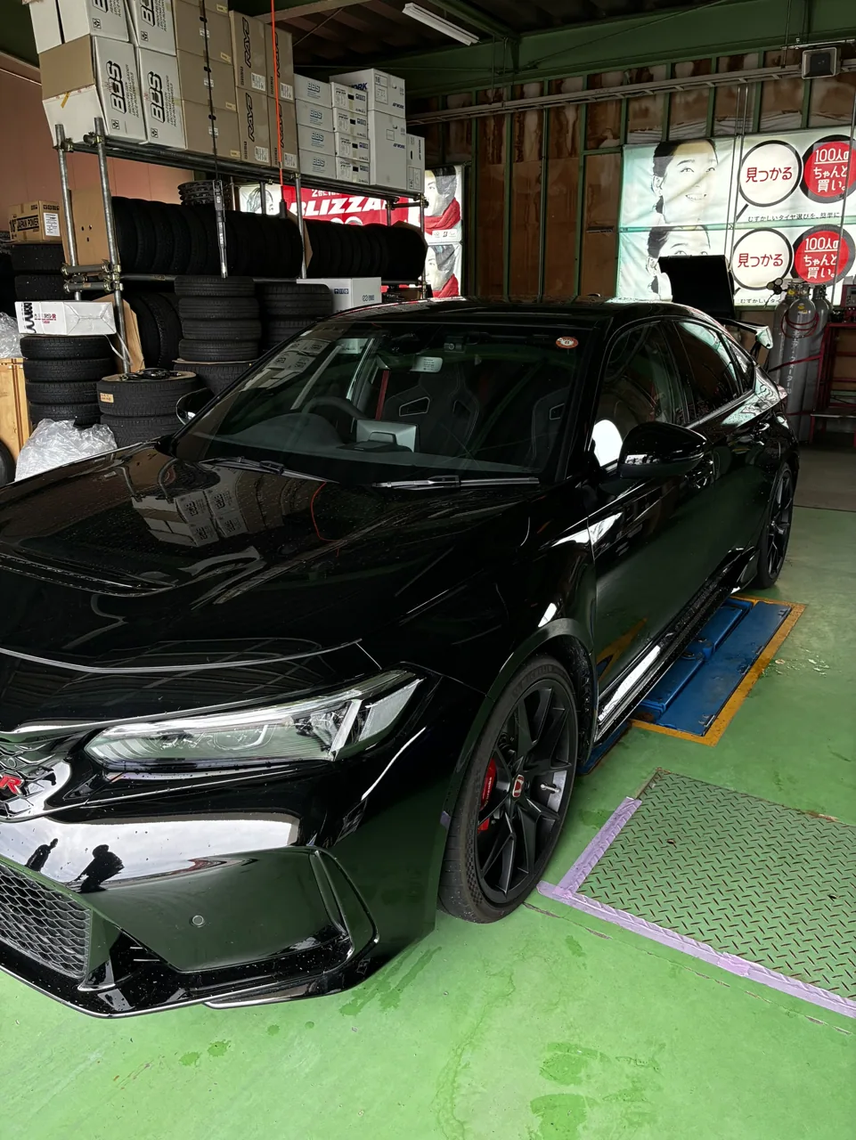 タイヤピット会津のドライブレコーダー取付事例 ホンダ シビックType R FL5 会津若松